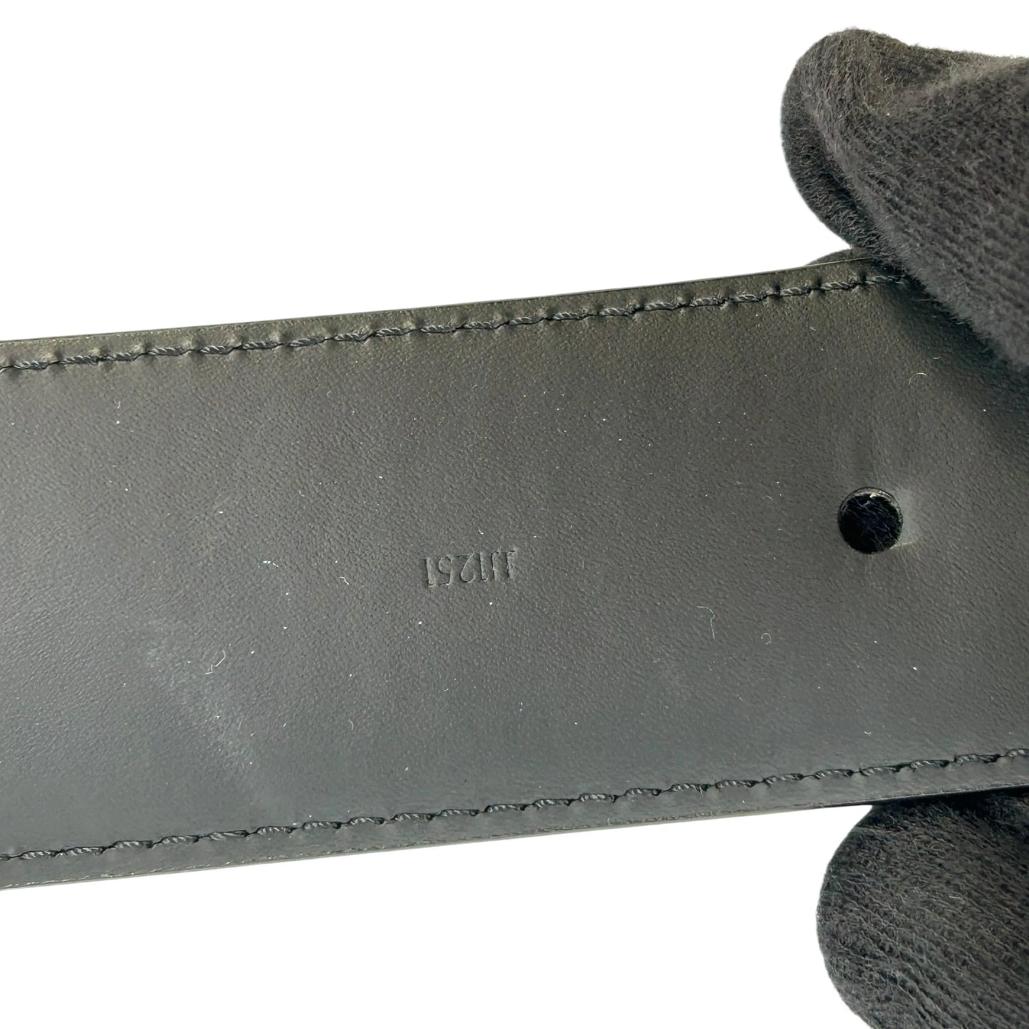 LOUIS VUITTON ダミエ グラフィット ベルト - ブラック