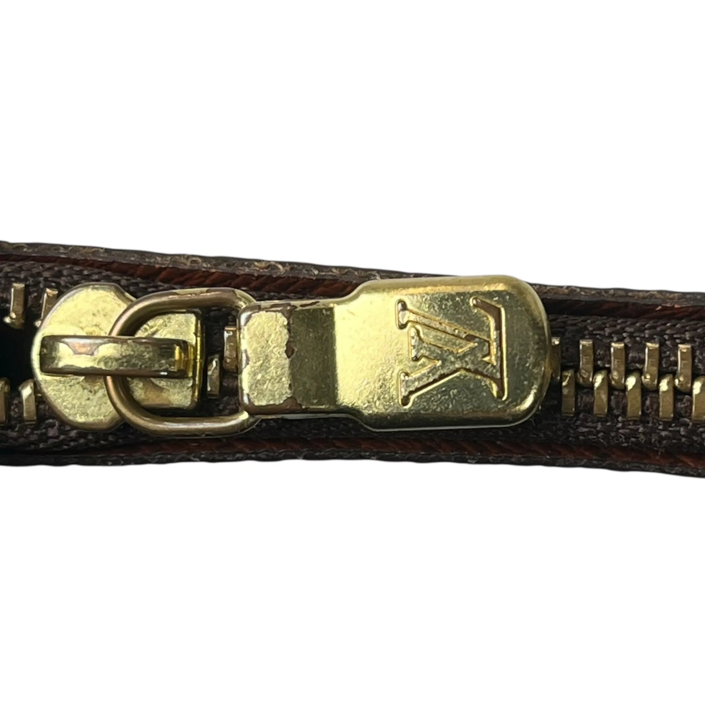 LOUIS VUITTON Monogram Pochette Cle Key Case/Coin Case - Brown 