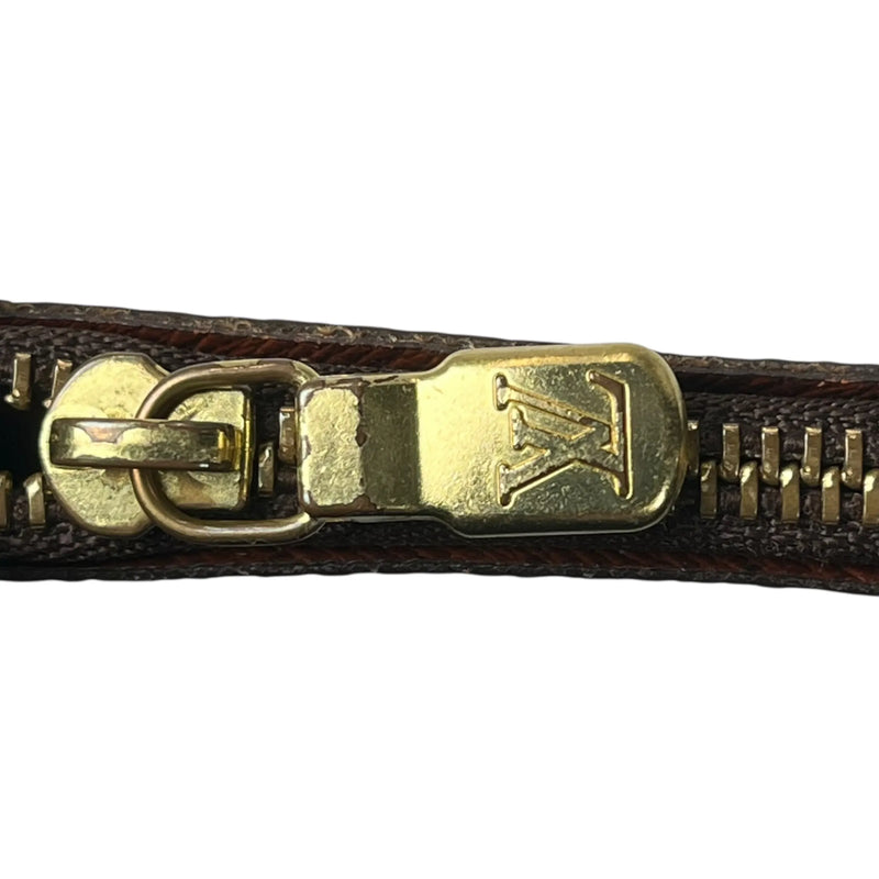 LOUIS VUITTON Monogram Pochette Cle Key Case/Coin Case - Brown 