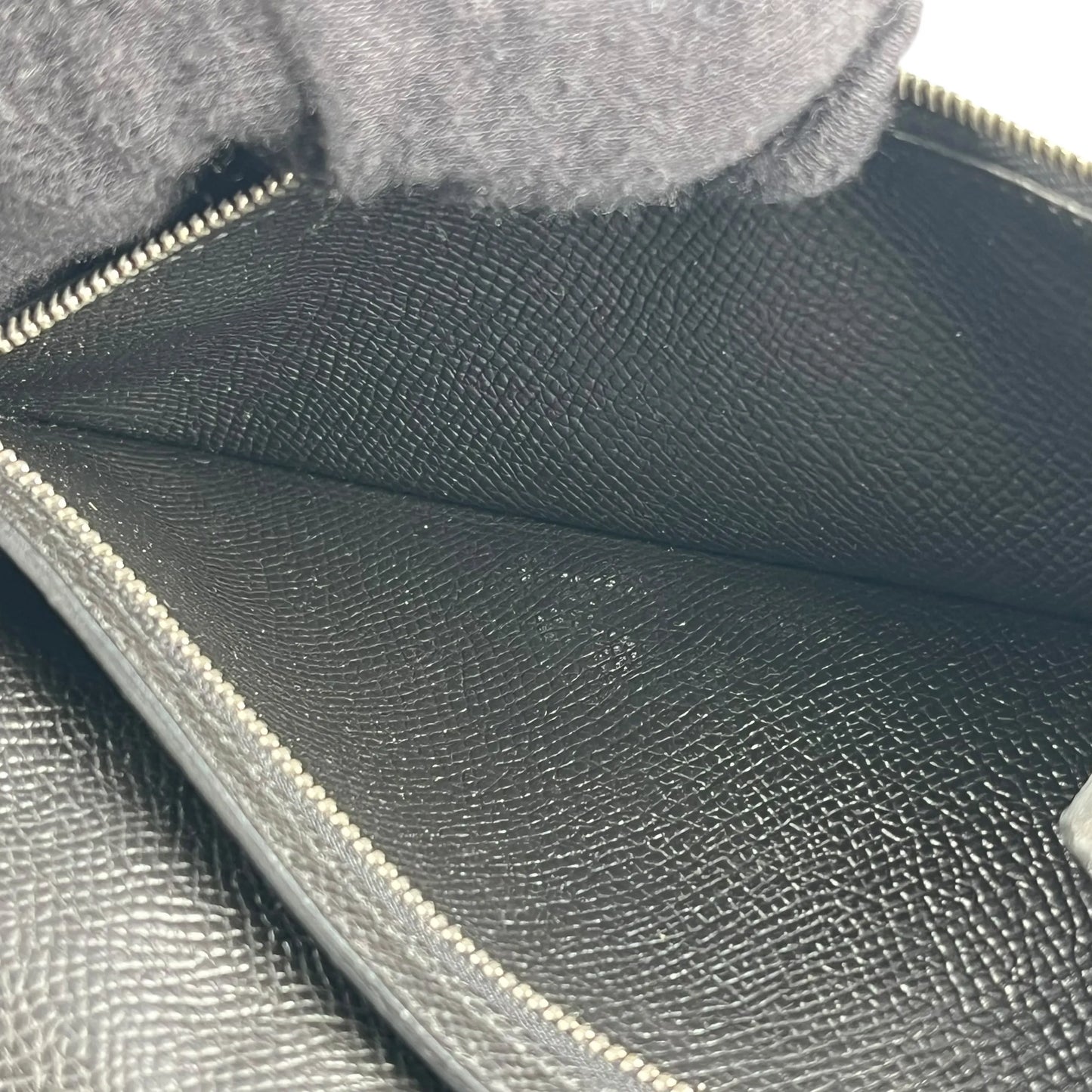 HERMES Bearn Souffle Epsom Leather Long Wallet (2014) - Black (R Stamp) 