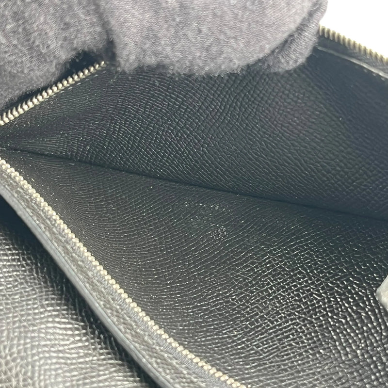HERMES Bearn Souffle Epsom Leather Long Wallet (2014) - Black (R Stamp) 