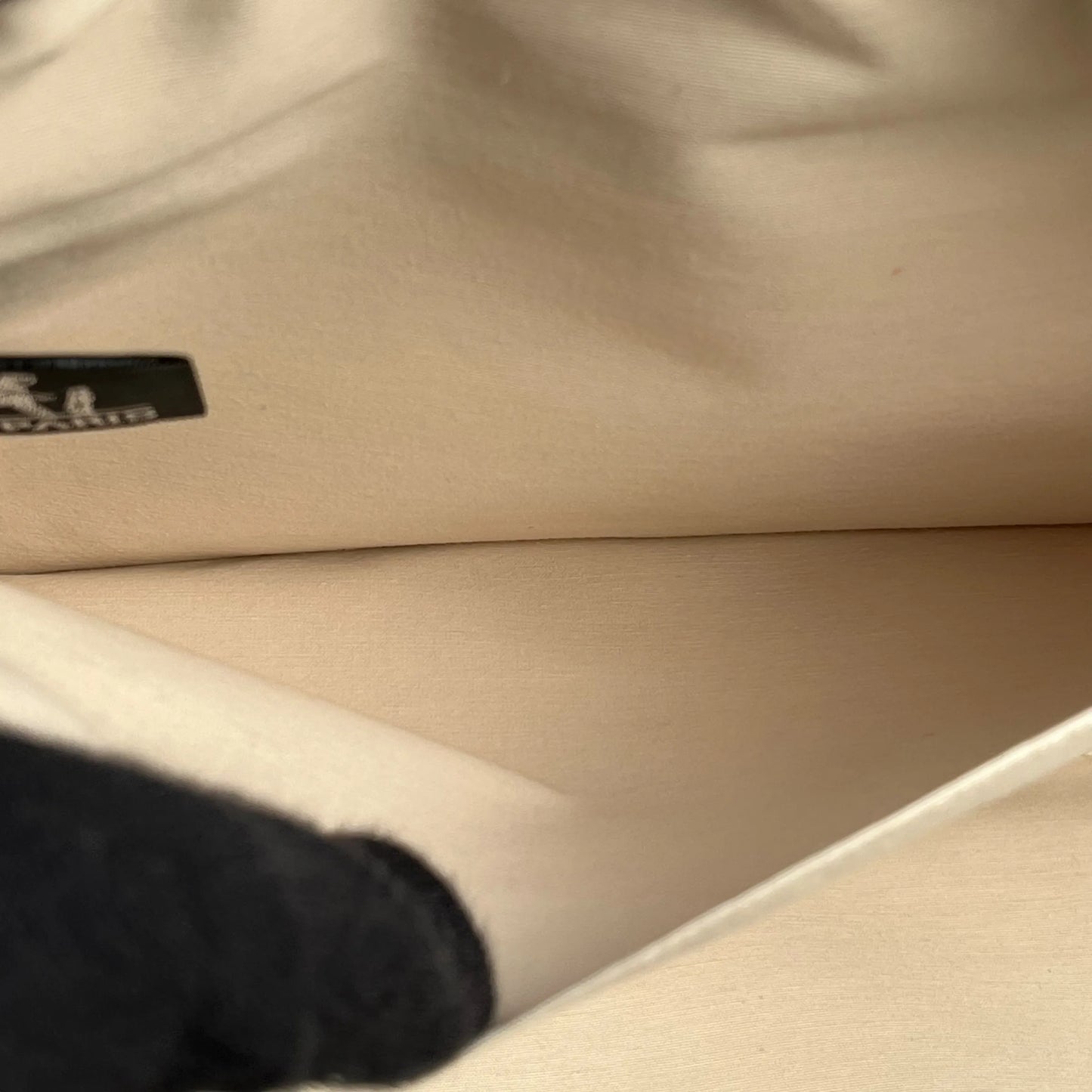 HERMES Air Line Canvas Travel Pouch - Beige 