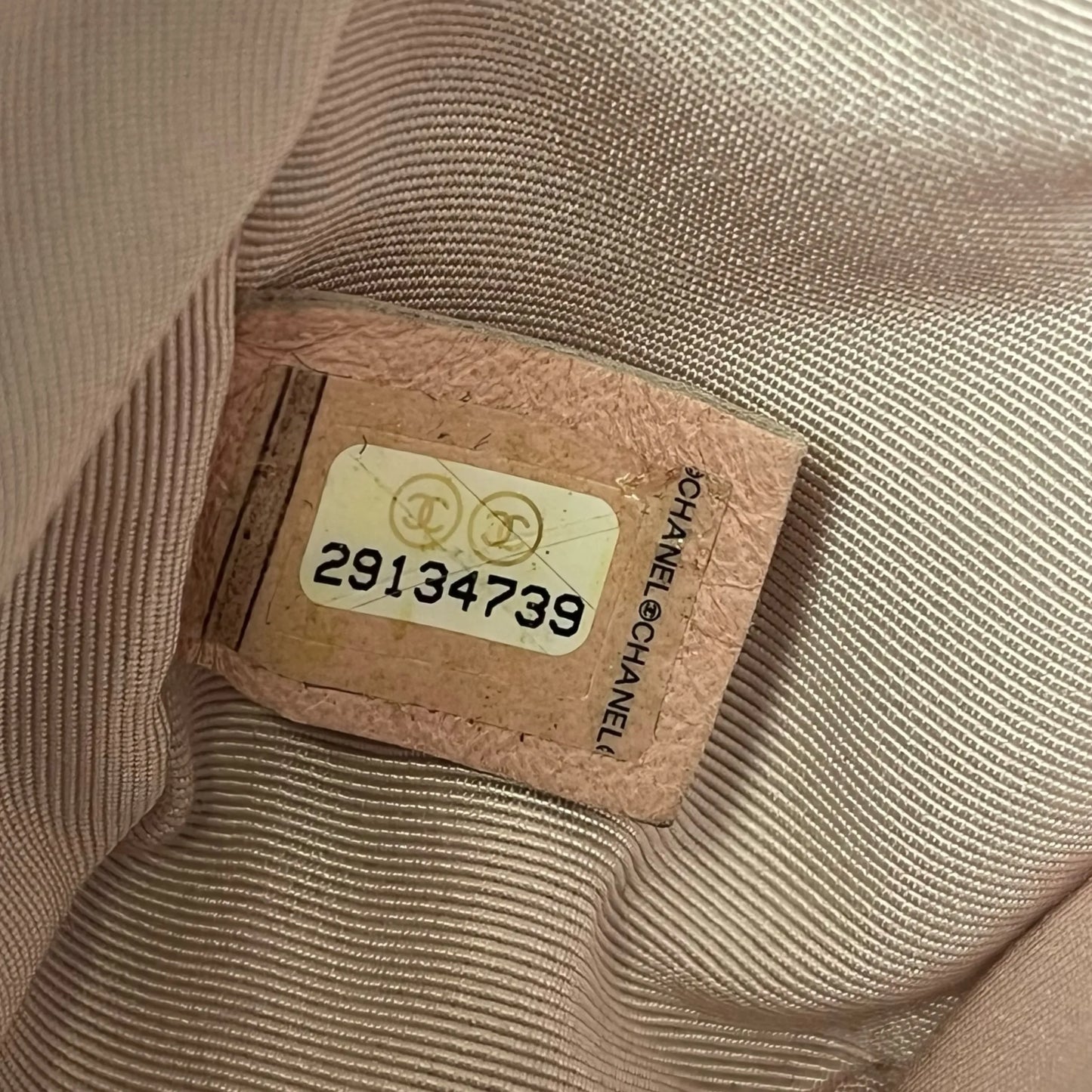 CHANEL Boy Chanel Pearl and Calfskin Chain Shoulder Bag - Black 