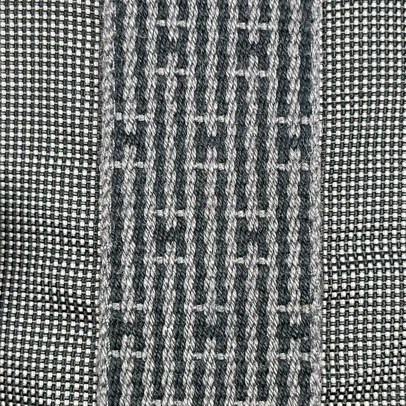 HERMES Air Line Canvas Shoulder Bag - Grey 