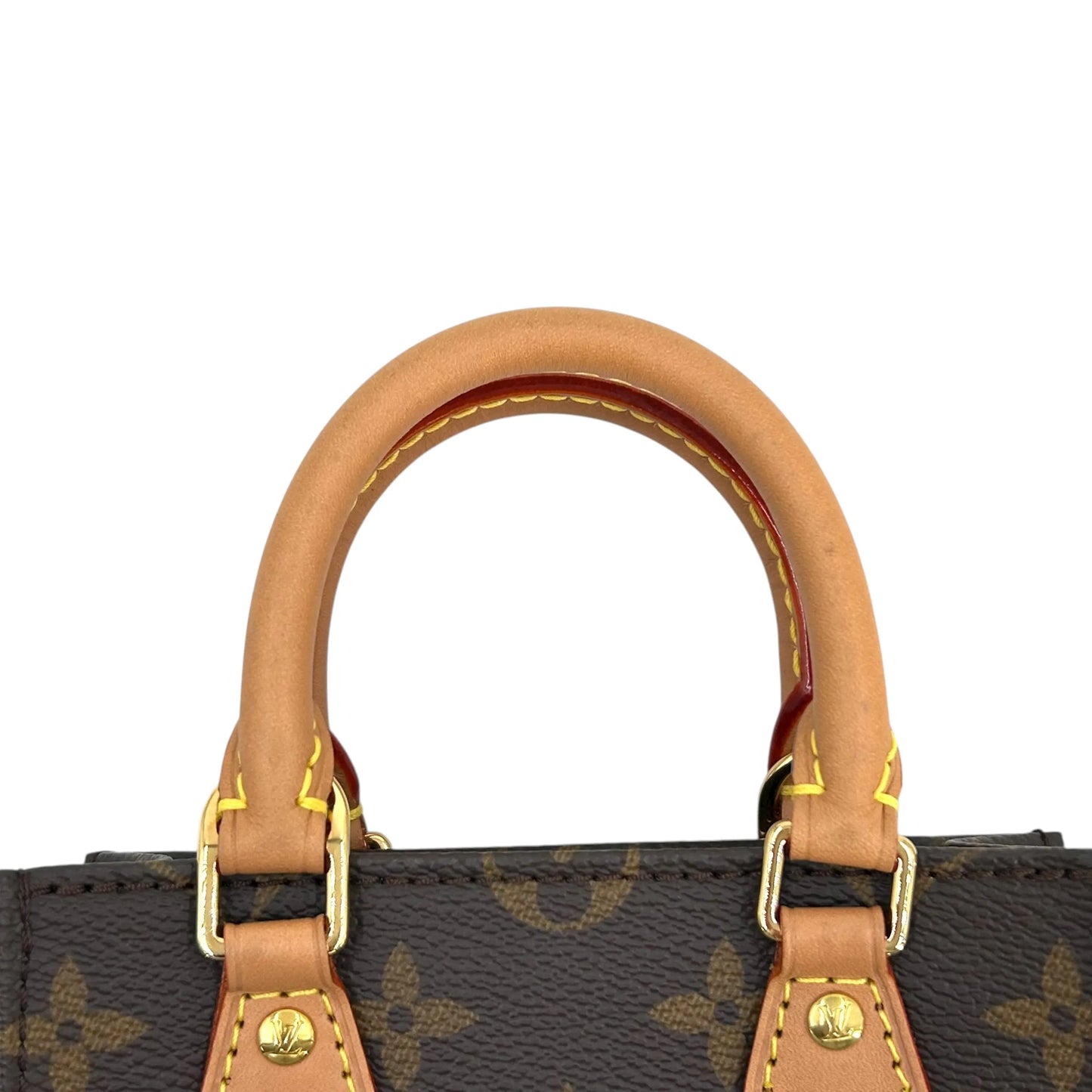 LOUIS VUITTON プティット サックプラ モノグラムキャンバス ハンドバッグ ショルダーバッグ - ダークブラウン