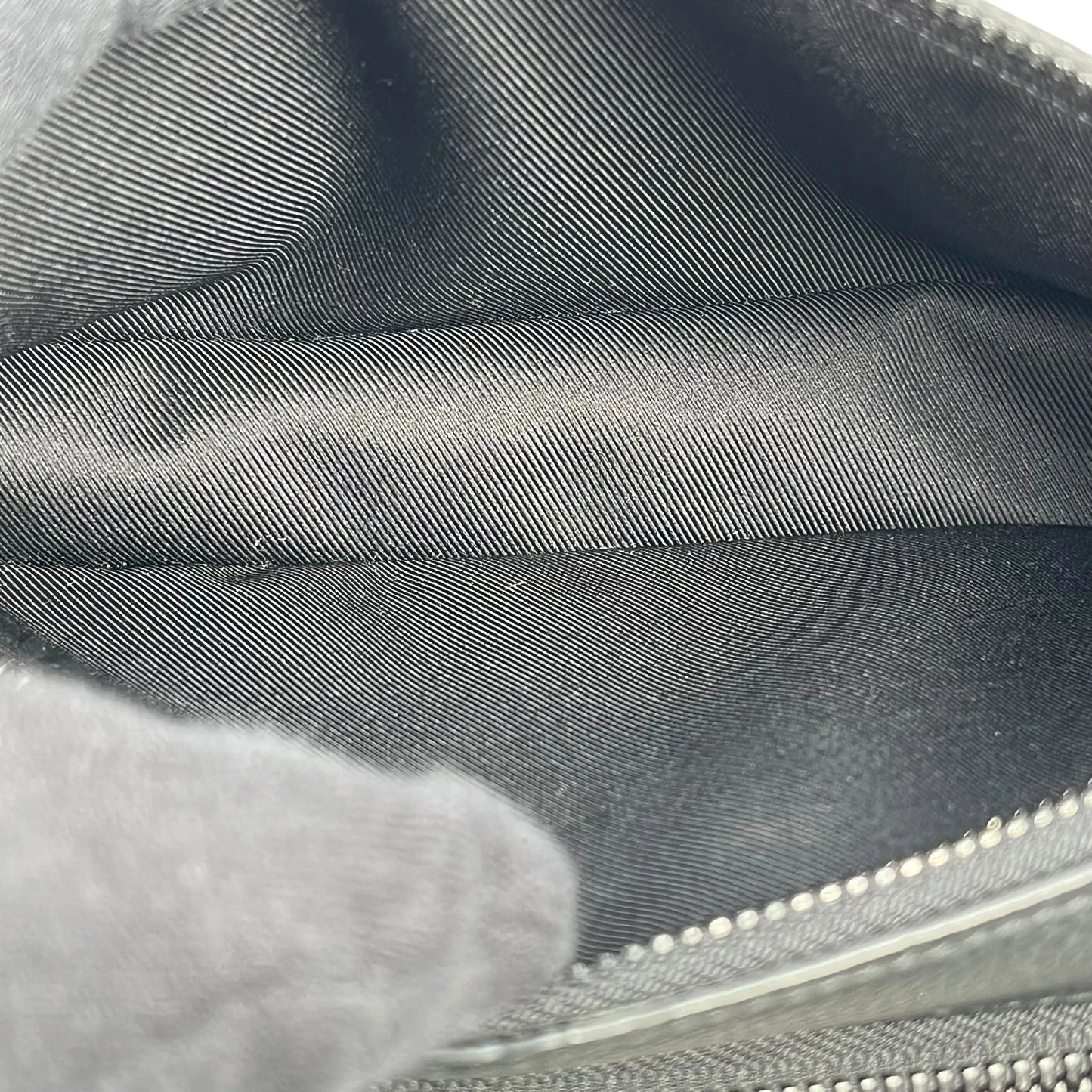 LOUIS VUITTON Alpha Wearable Monogram Eclipse Shoulder Bag - Black 