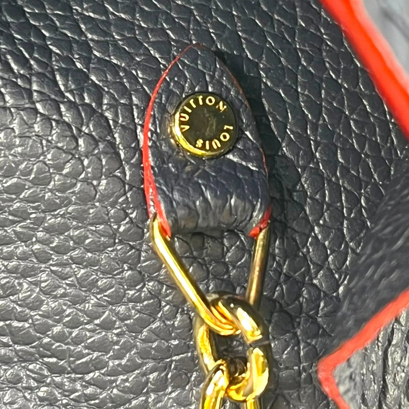 LOUIS VUITTON Pochette Clé Monogram Empreinte Key Case - Navy 