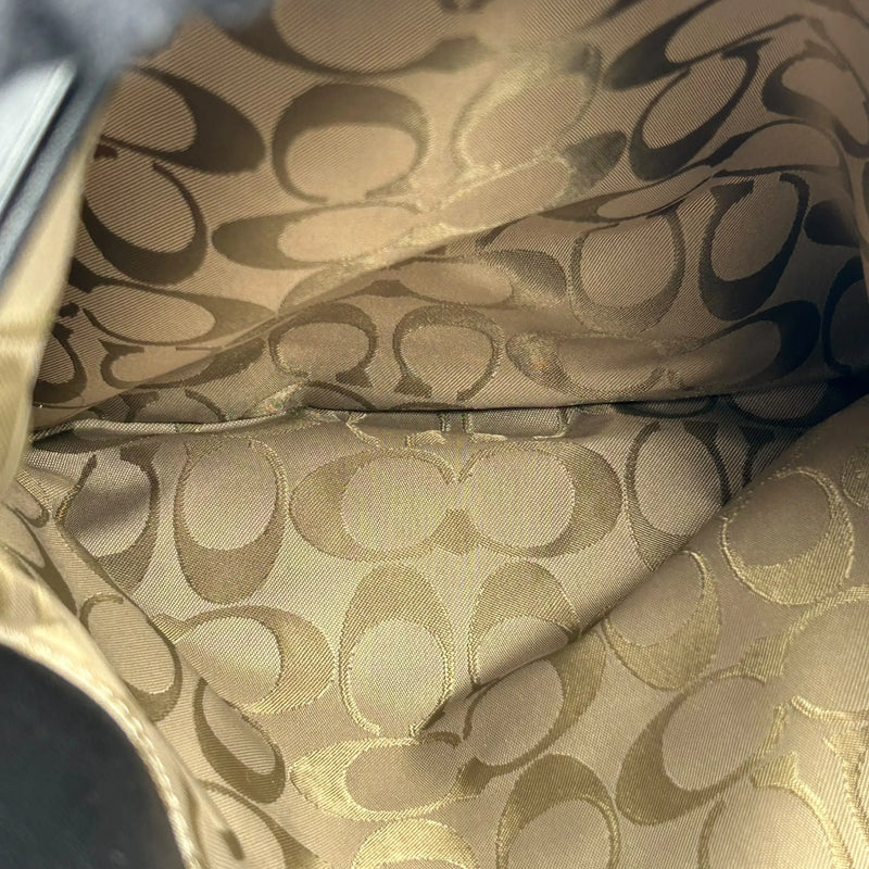 Coach Soho Crossbody Messenger Leather Shoulder Bag - Black 