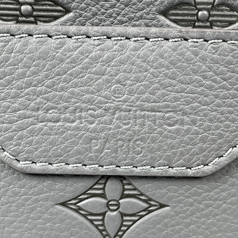 Louis Vuitton Trio Messenger Monogram Shadow Shoulder Bag - Grey 