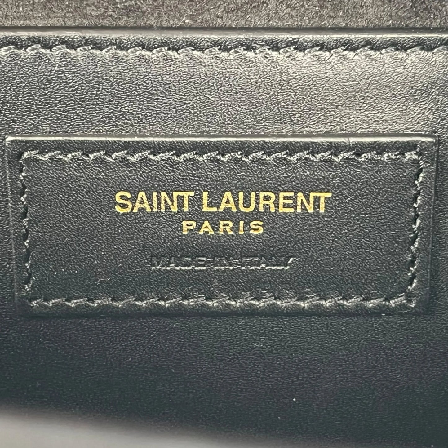 Saint Laurent Kate Tassel Medium Leather Chain Shoulder Bag - Black 