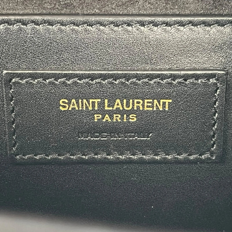 Saint Laurent Kate Tassel Medium Leather Chain Shoulder Bag - Black 