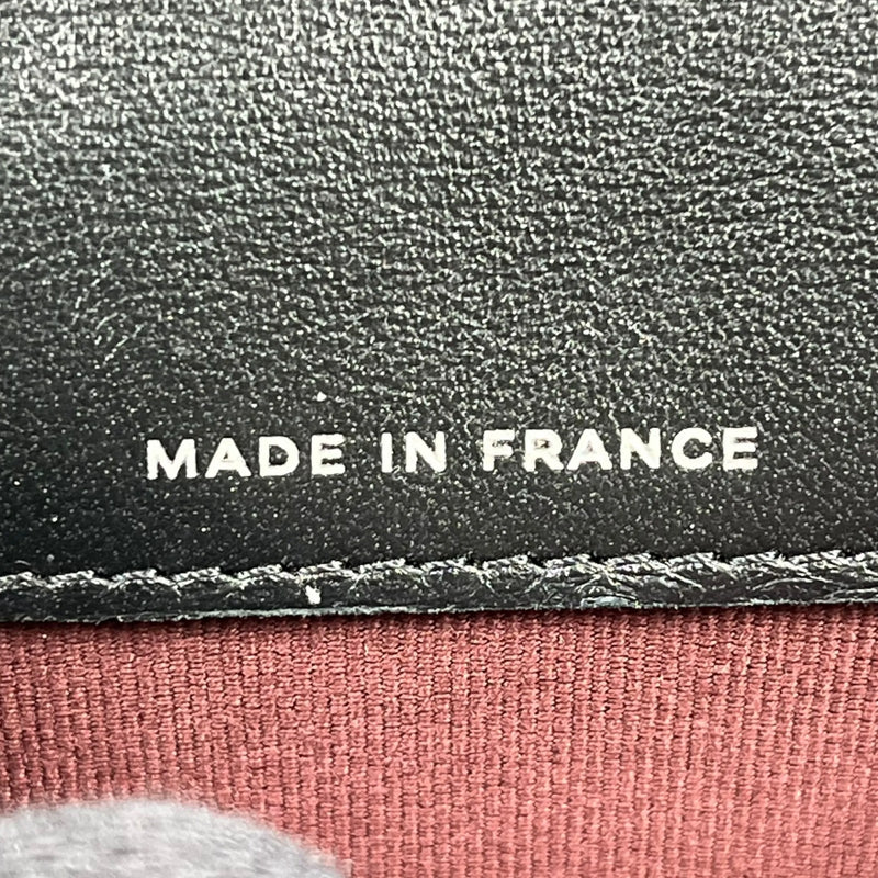 CHANEL Matelasse Lambskin Card Case and Coin Case - Black 