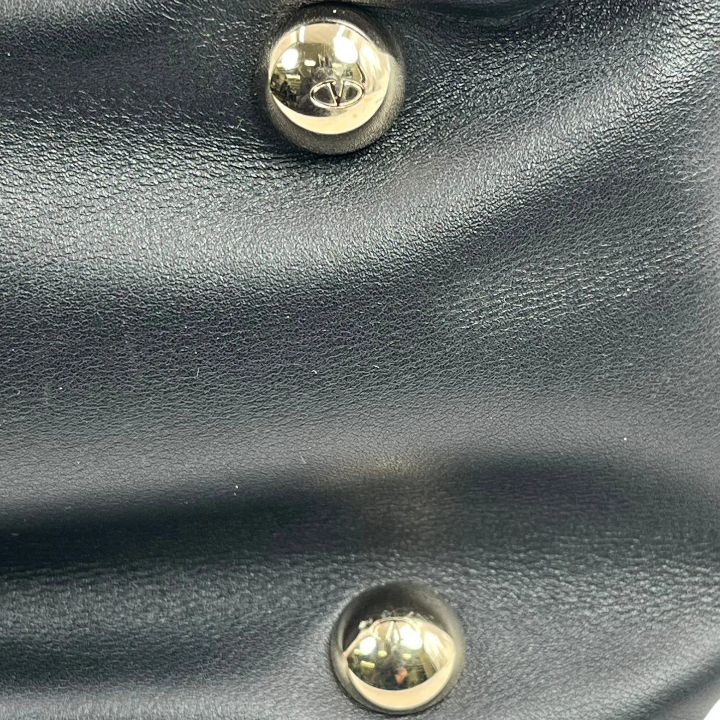 Valentino Rockstud Leather Handbag/Shoulder Bag - Black 