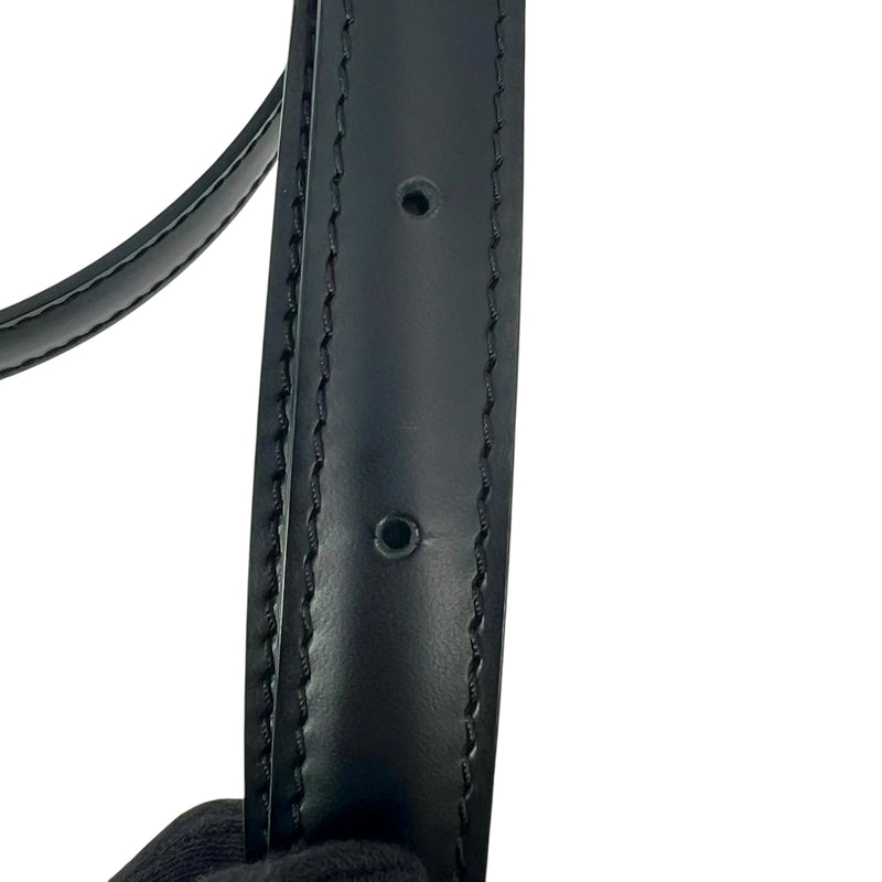 Louis Vuitton Black Leather Strap - Black - 09769 