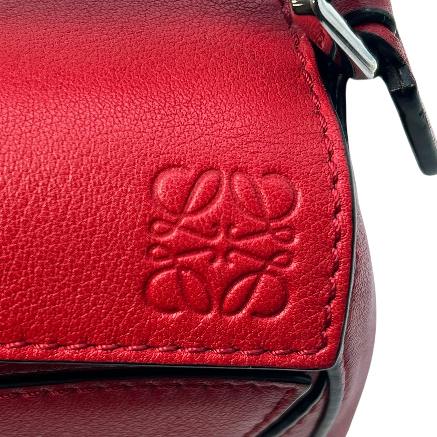 LOEWE パズルバッグ ミニバッグ ハンドバッグ - レッド