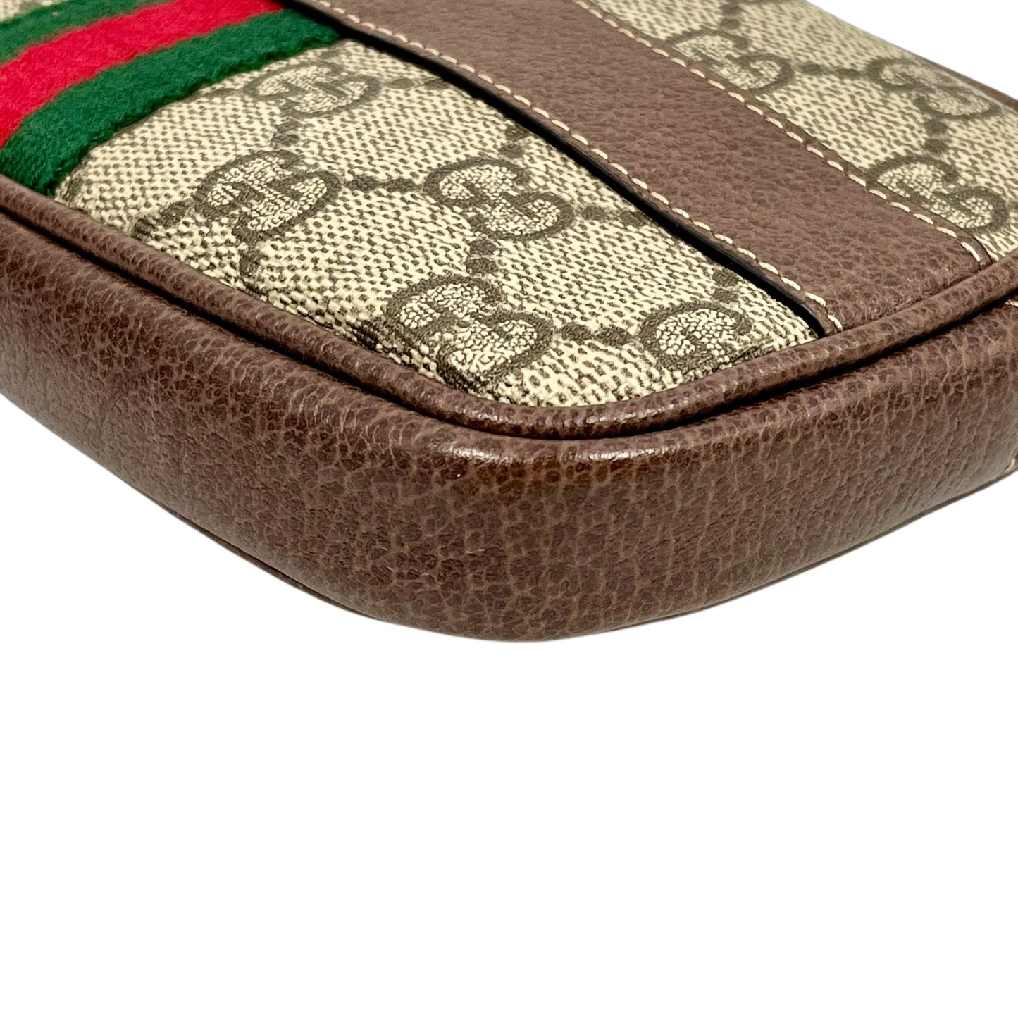 GUCCI GG Supreme Canvas Body Bag - Brown