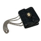GUCCI Deco Leather Mini Chain Shoulder Bag - Black 