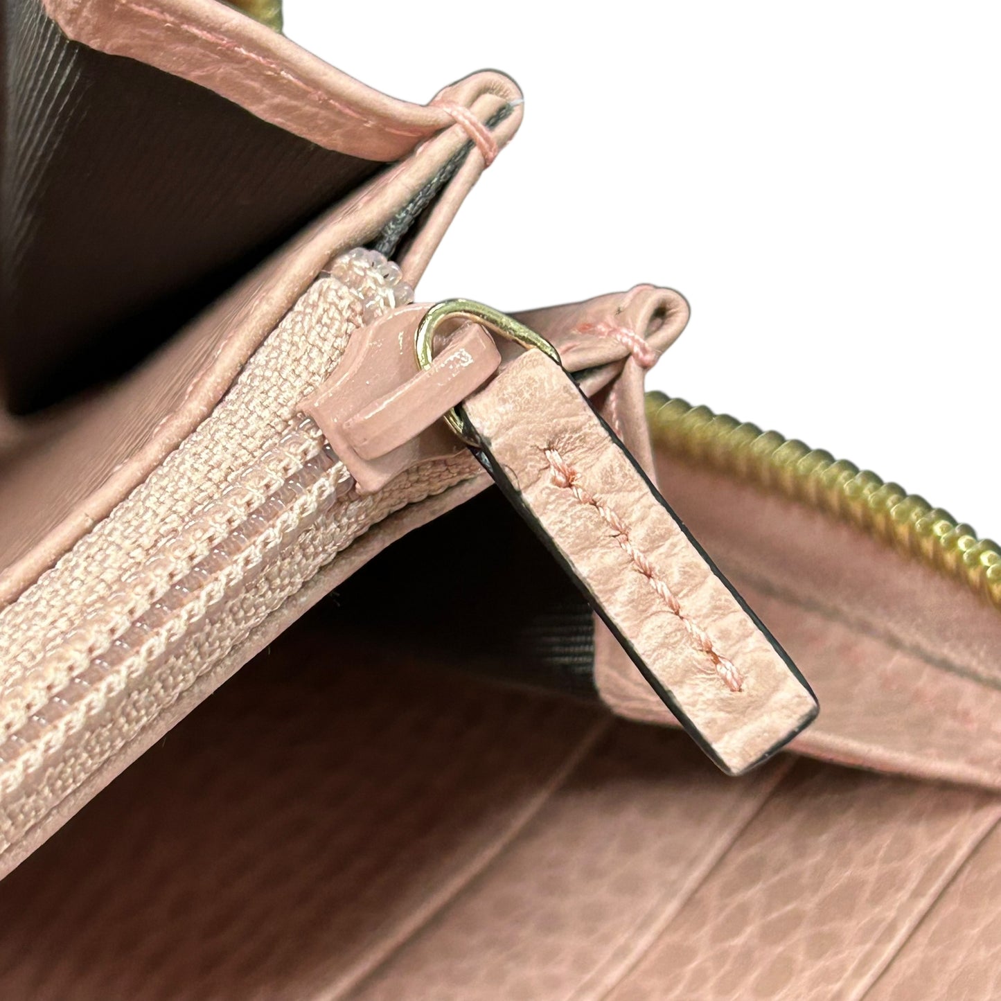 GUCCI GG Canvas Zip Around Long Wallet - Beige 