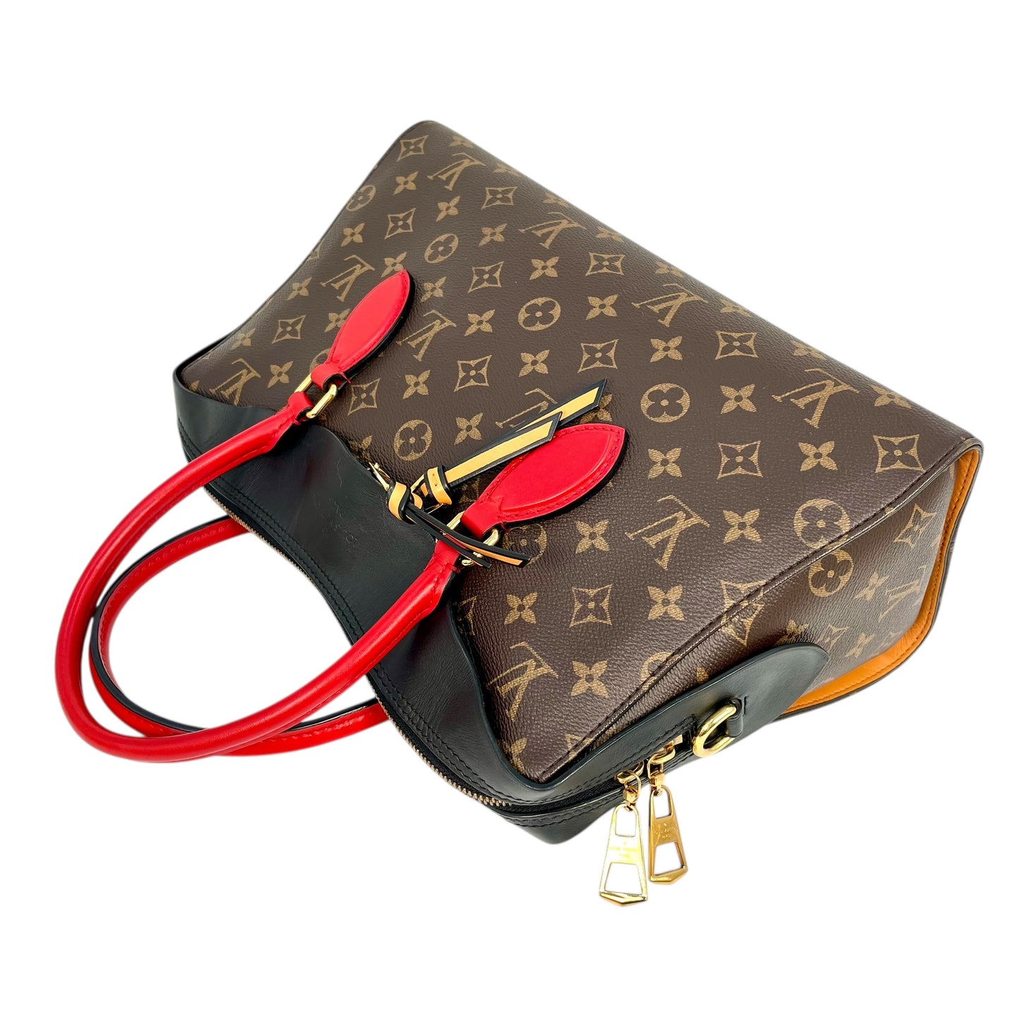 Louis Vuitton Monogram Canvas Tuileries Handbag - Brown 
