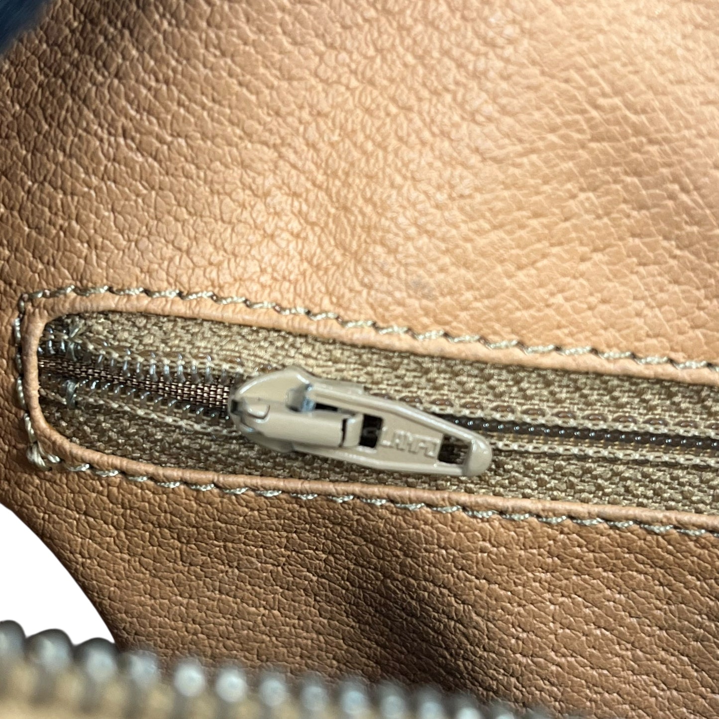 CELINE Macadam Boston Canvas Handbag - Brown 