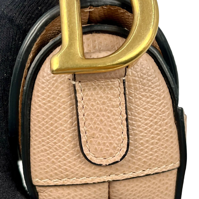 Dior Saddle Leather Handbag - Beige 