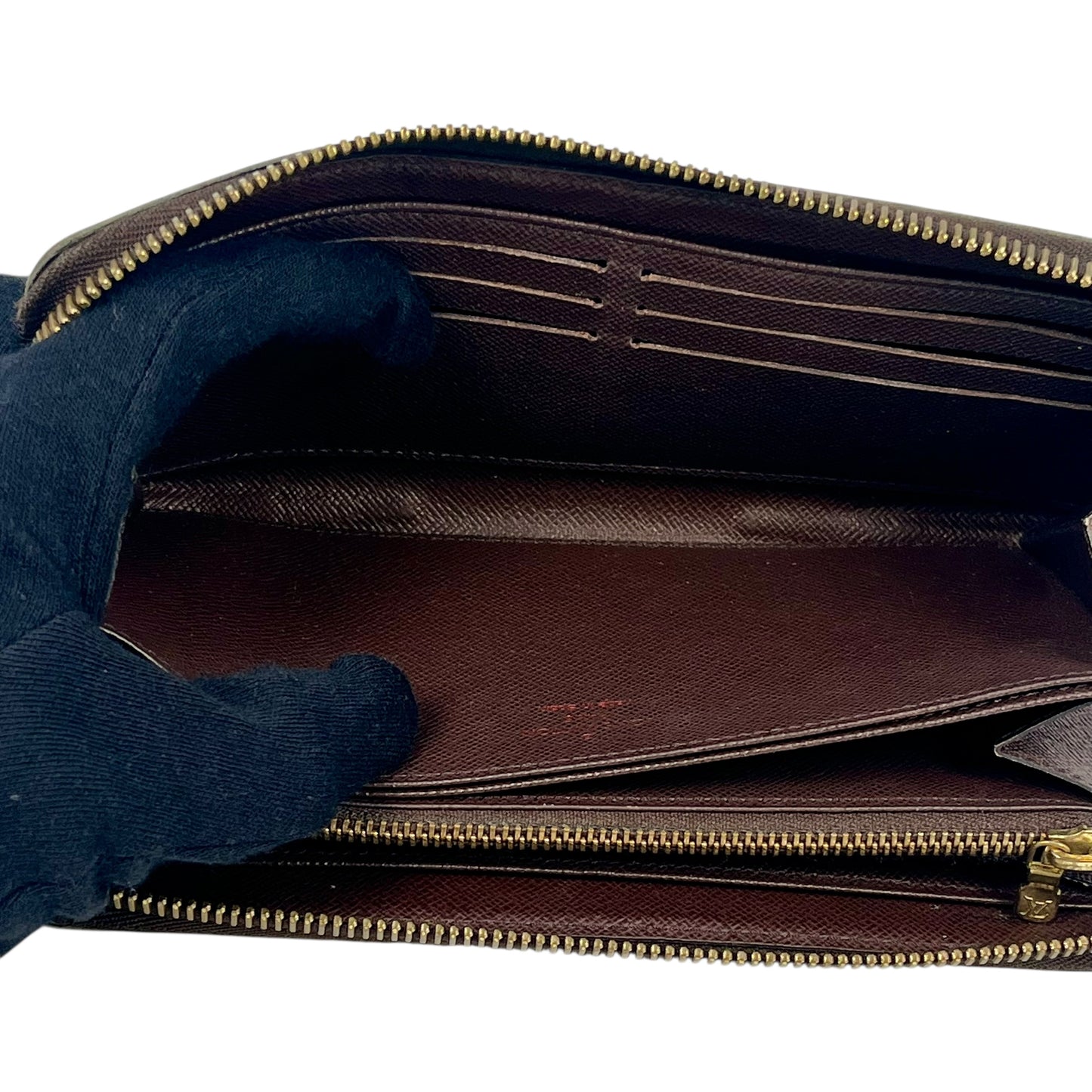 Louis Vuitton Damier Graffiti Zippy Long Wallet - Dark Brown - 31499 