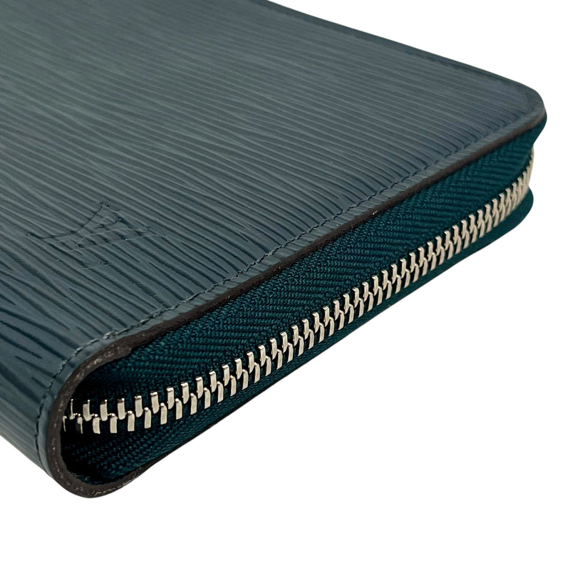 Louis Vuitton Epi Zippy Organizer Long Wallet - Blue Black 
