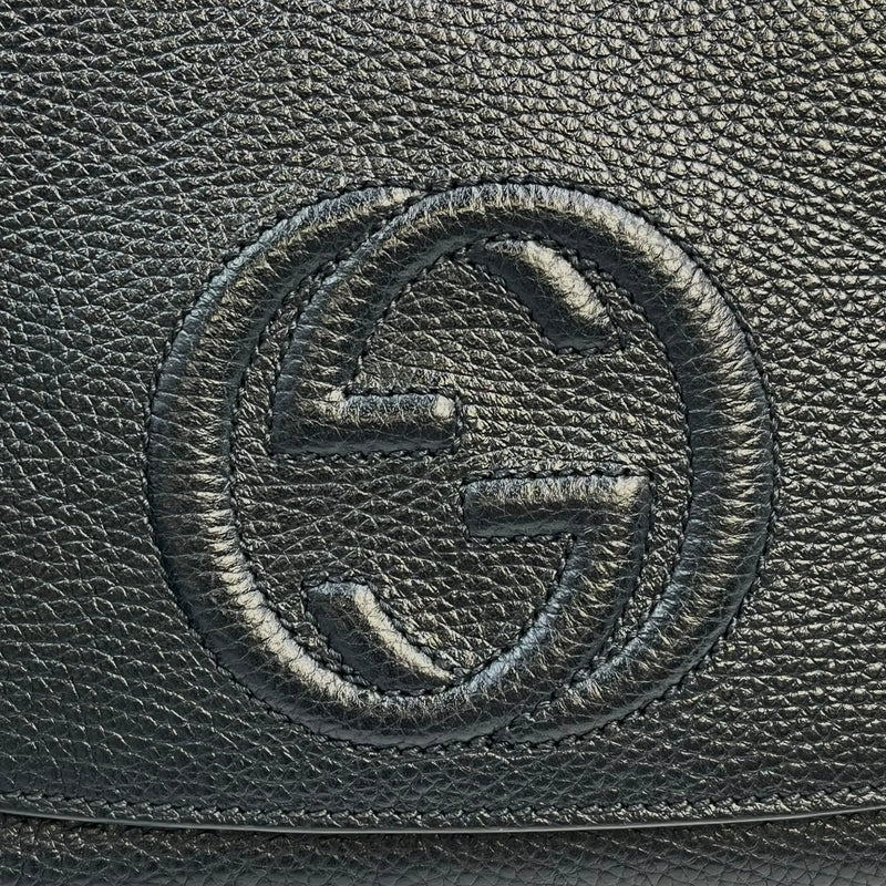 GUCCI Soho Chain Shoulder Bag - Black 