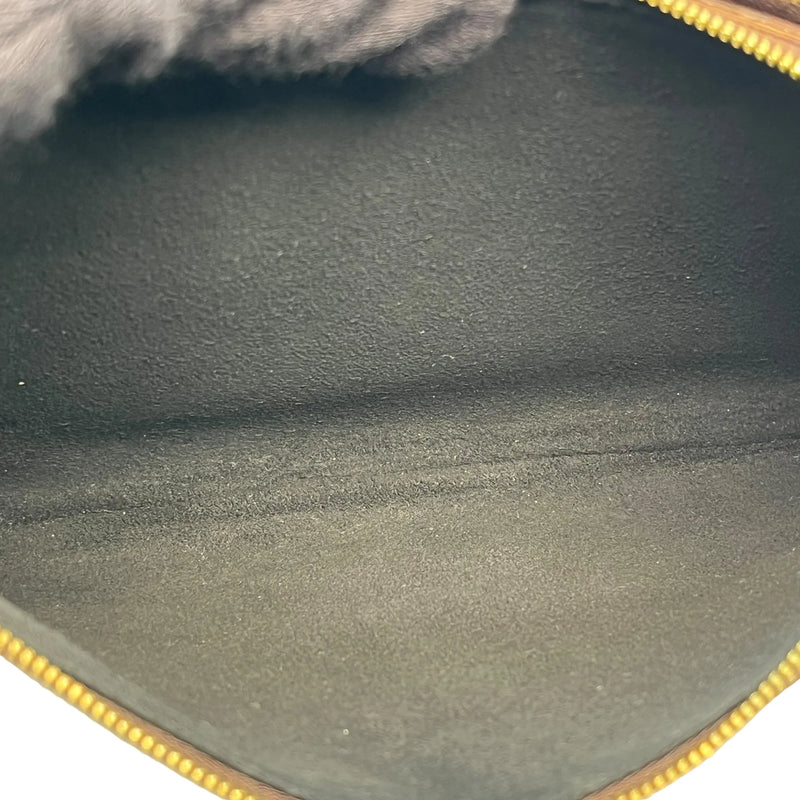 Louis Vuitton モノグラム キャンバス ポシェット アクセソワール チェーンショルダーバッグ - ブラウン × ダークブラウン