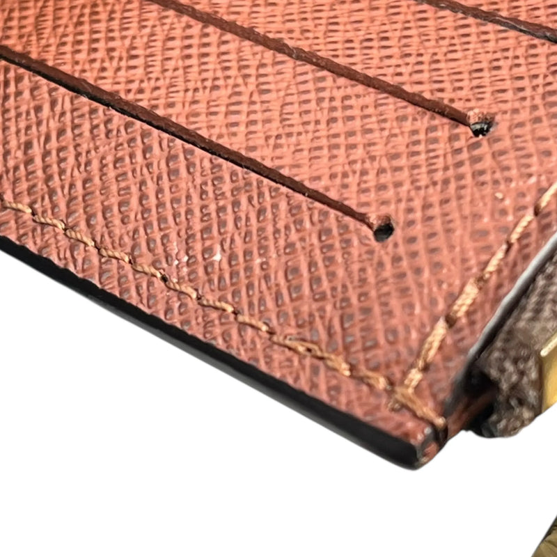 Louis Vuitton Monogram Canvas Porte Carte Romy Card Case - Brown 