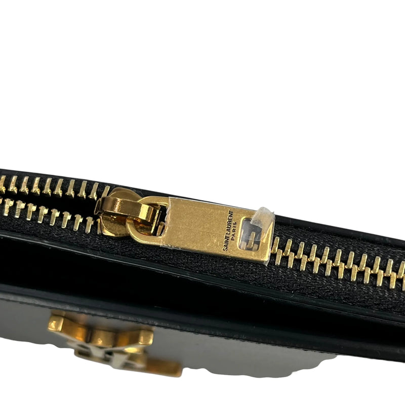 Saint Laurent YSL Logo Pouch - Black 