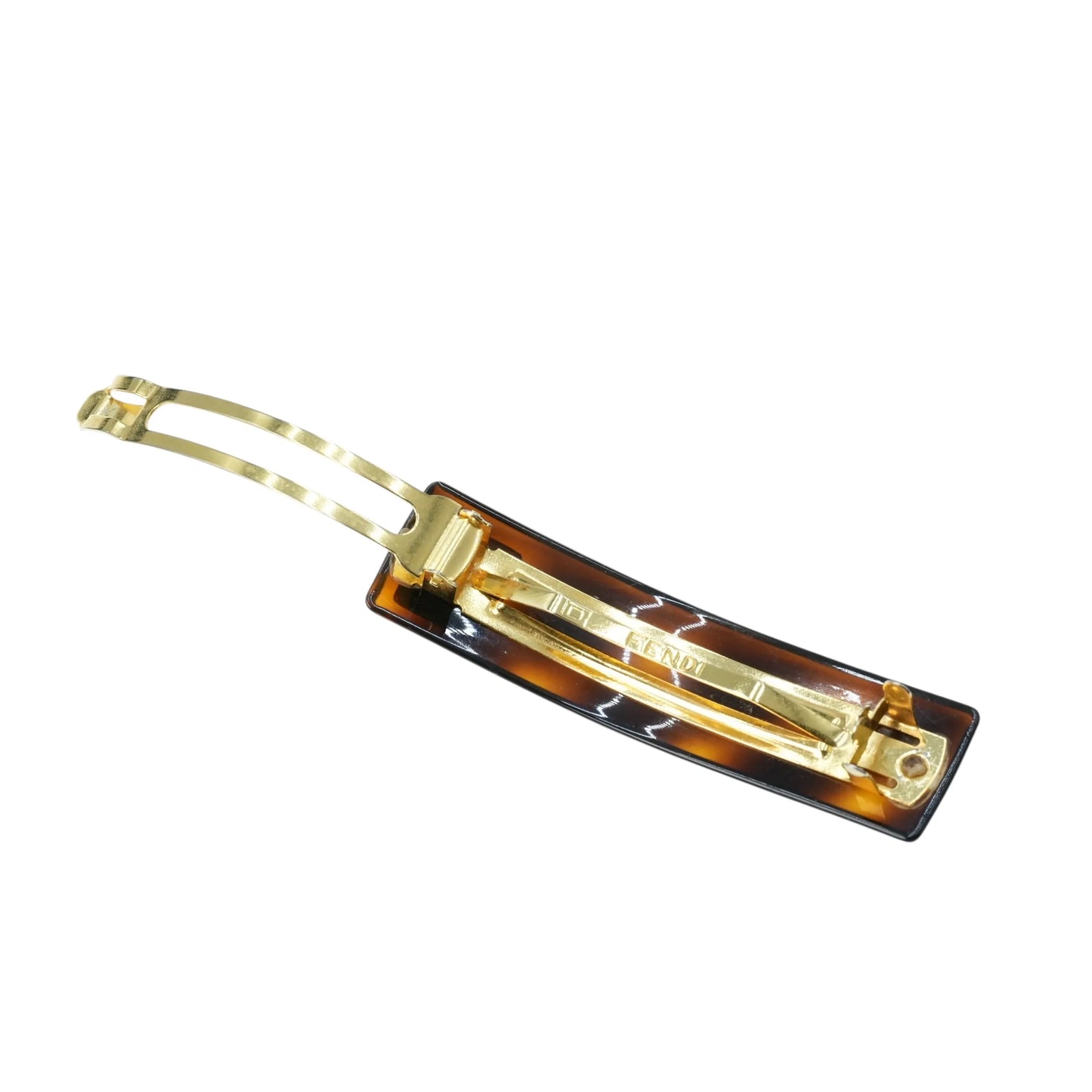 FENDI バレッタ ヘアクリップ アクセサリー - ブラウン