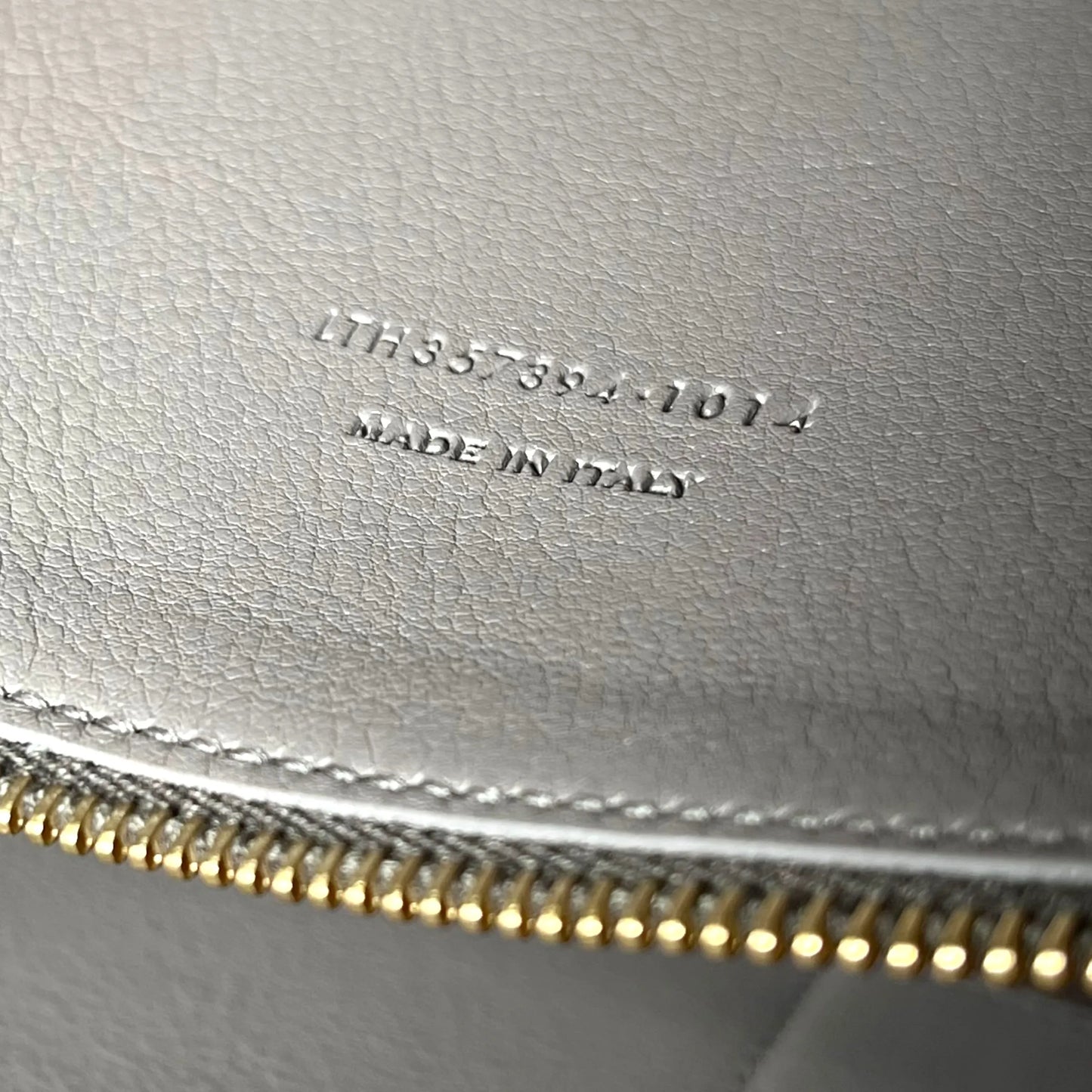 Saint Laurent カバス レザー ハンドバッグ - グレー