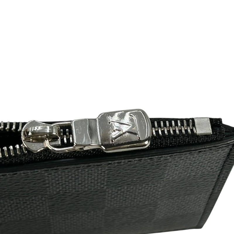 Louis Vuitton Damier Card Case and Coin Purse - Black 