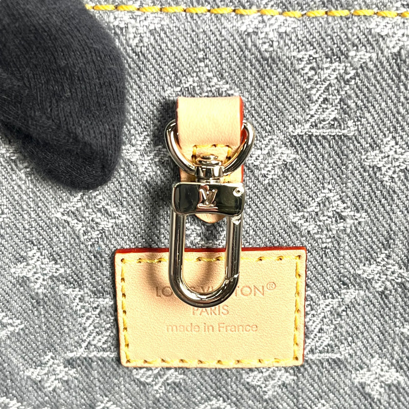 Louis Vuitton モノグラム デニム MM トートバッグ - ブルーグレー - 33685