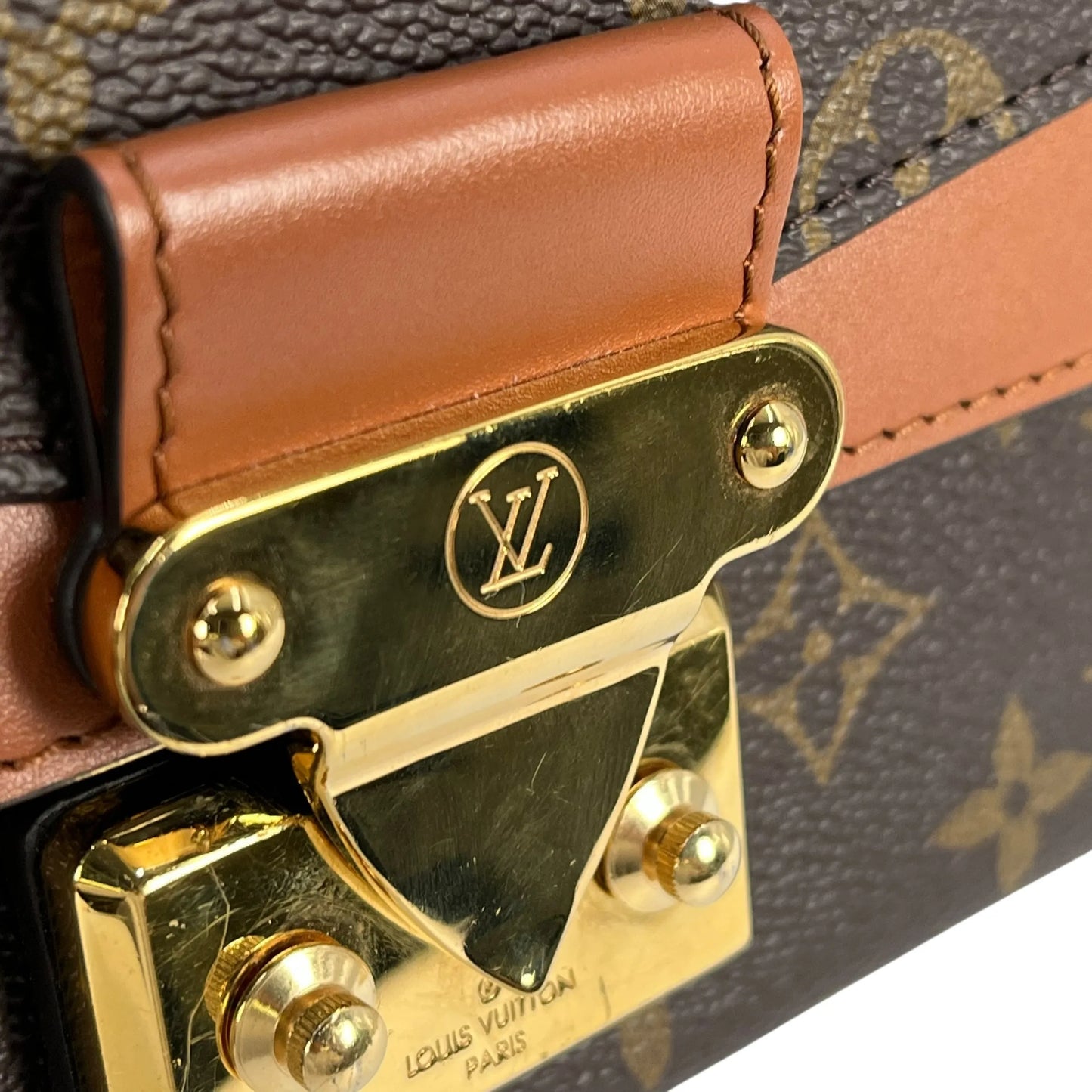 LOUIS VUITTON マルソー モノグラム キャンバス ショルダーバッグ - ブラウン