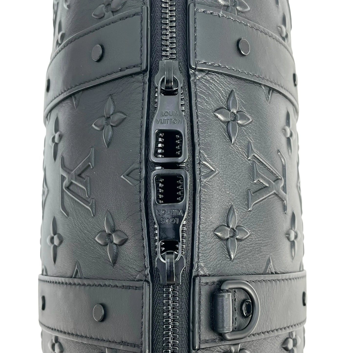 LOUIS VUITTON シティ キーポル モノグラム シール ショルダーバッグ - ブラック