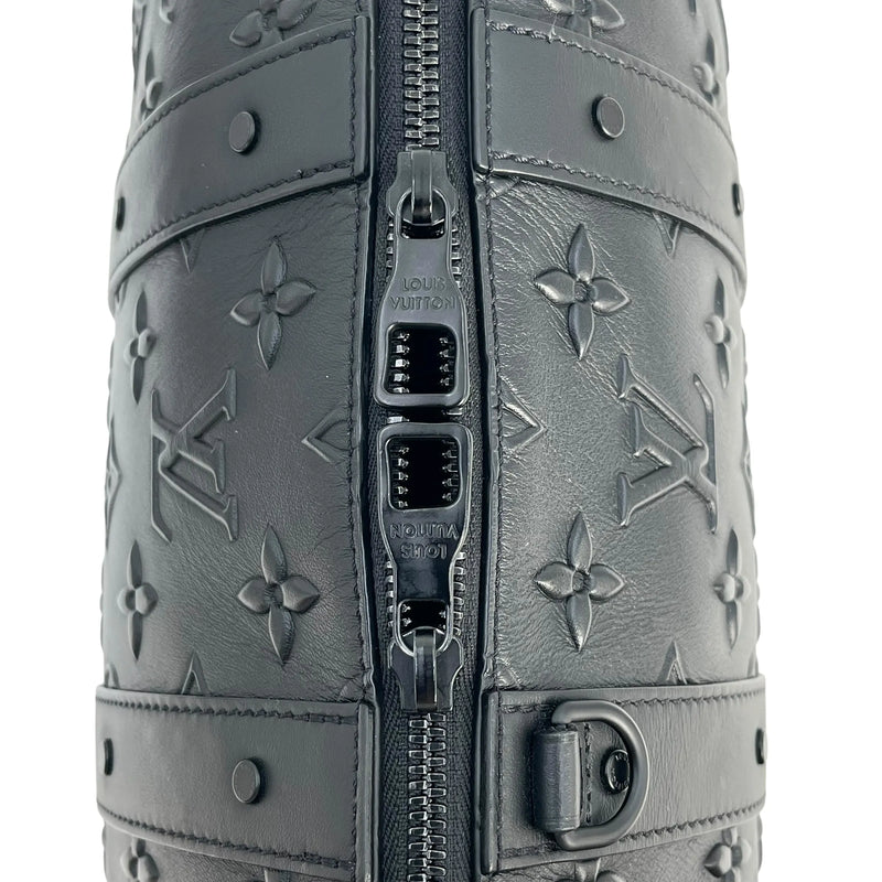 LOUIS VUITTON シティ キーポル モノグラム シール ショルダーバッグ - ブラック