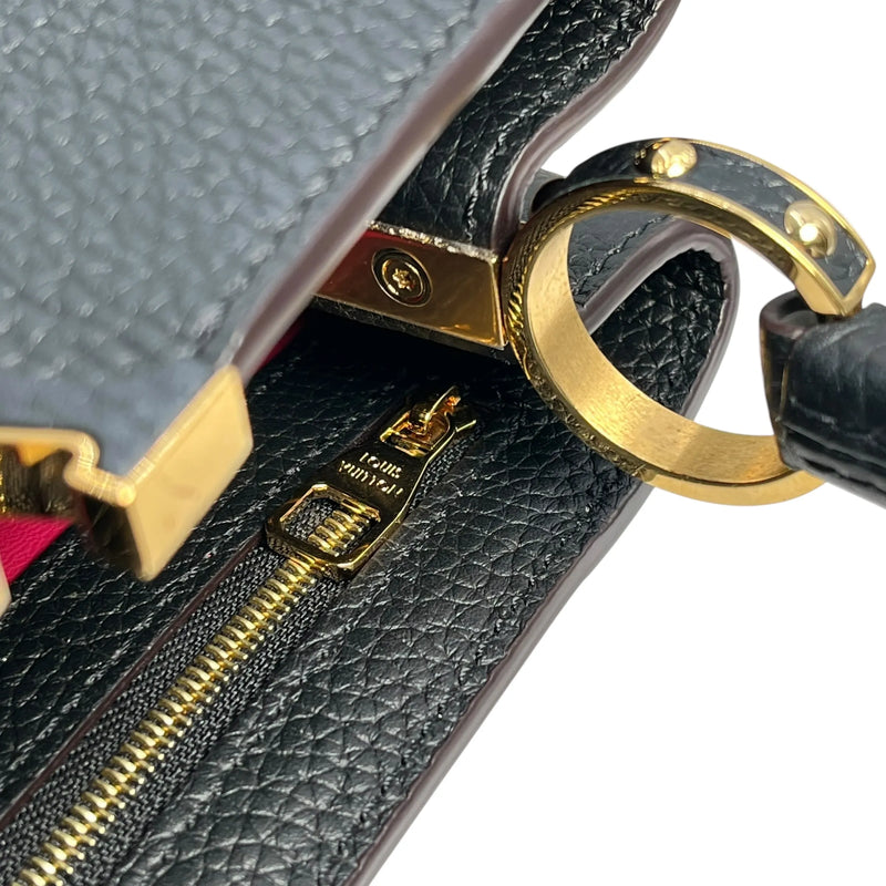 LOUIS VUITTON Capucines BB Handbag/Shoulder Bag - Black 