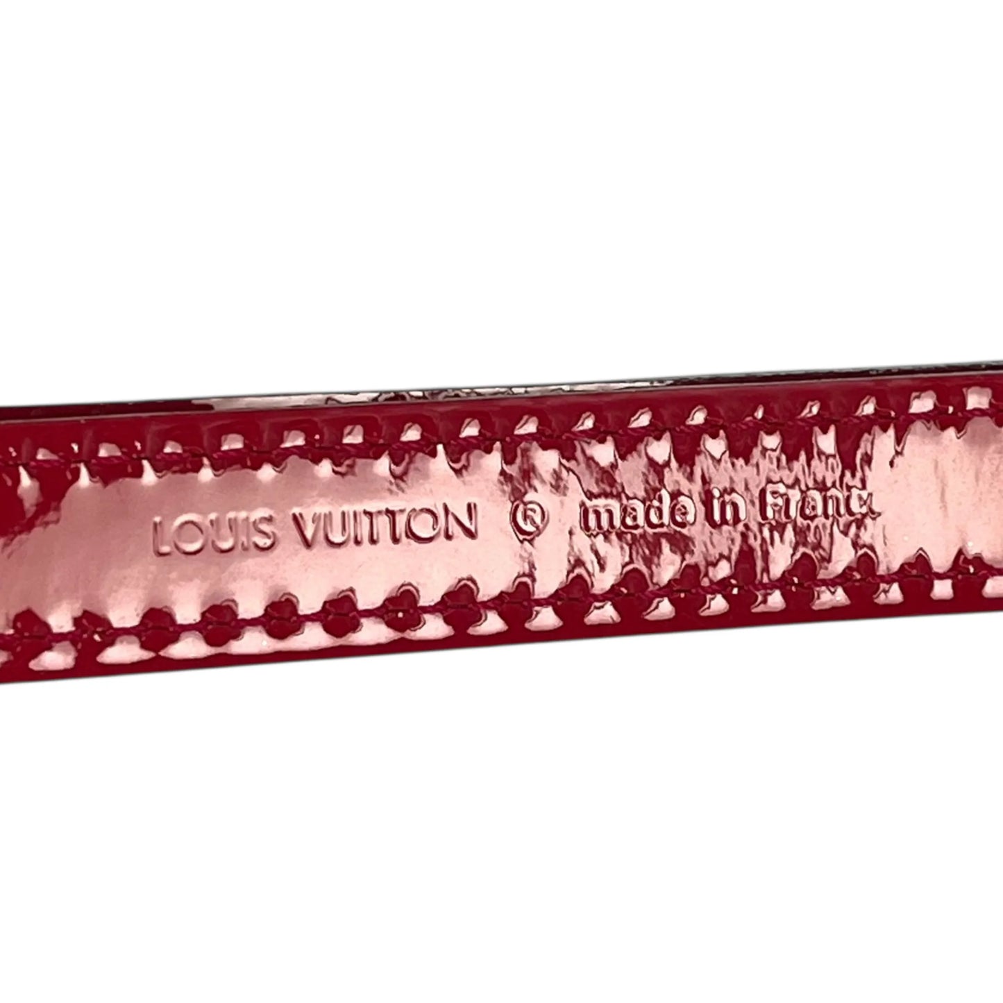 LOUIS VUITTON Vernis Shoulder Strap - Red 