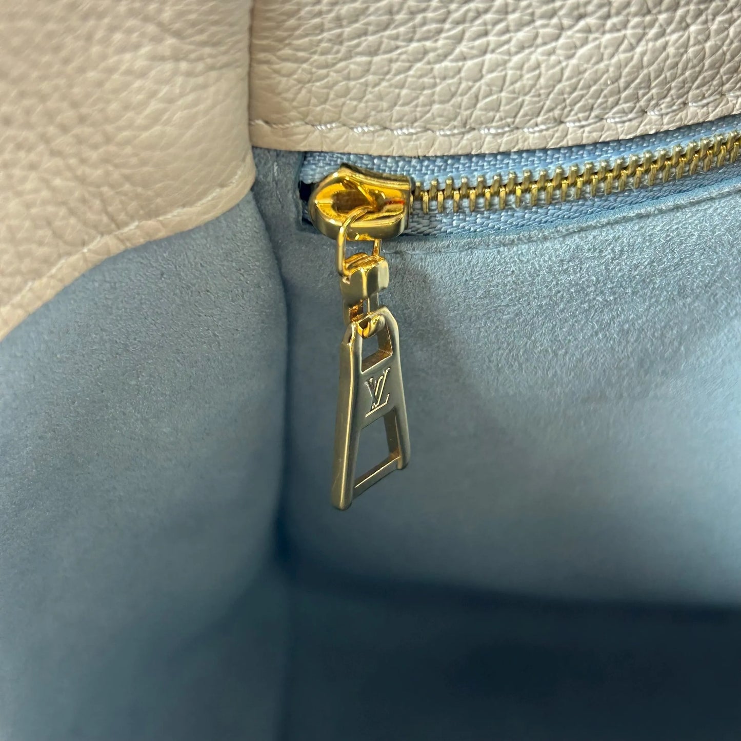 LOUIS VUITTON オンマイサイドPM モノグラムキャンバス ハンドバッグ ショルダーバッグ - ベージュ