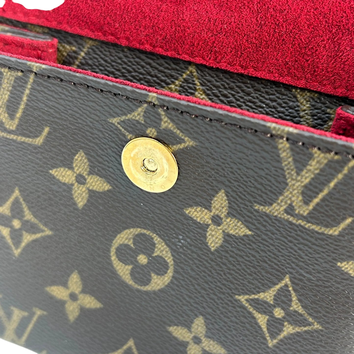 LOUIS VUITTON Viva Cite PM Monogram Canvas Shoulder Bag - Dark Brown 