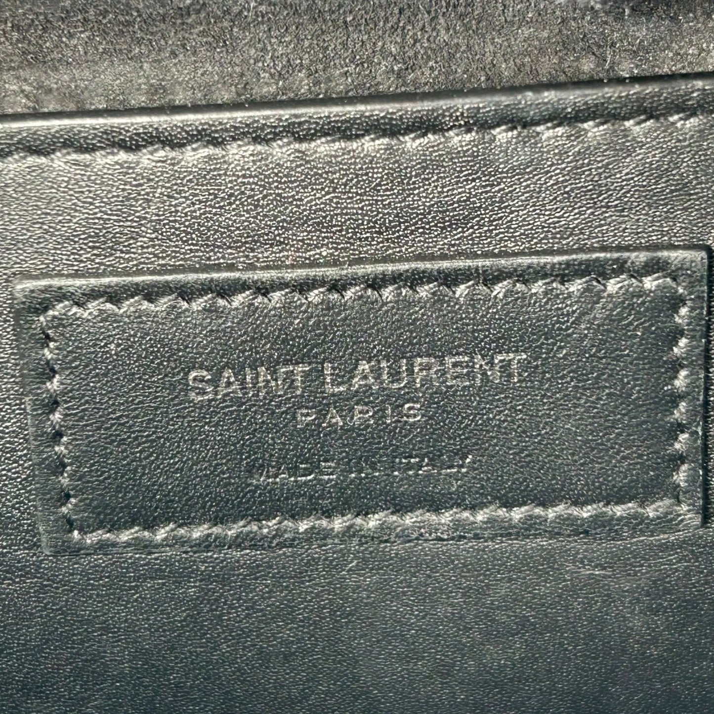 Saint Laurent ケイト タッセル ミディアム レザー チェーンショルダーバッグ - ブラック