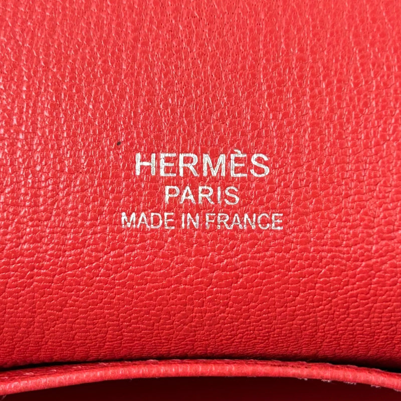 Hermès Gypsiere 37 Shoulder Bag in Taurillon Clemence Leather with N Stamp (2010) - Red 