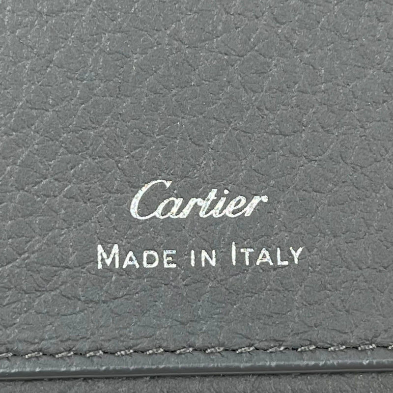 Cartier Leather Card Case - Grey 