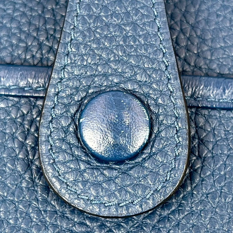 Hermès Evelyn III PM Taurillon Clemence Leather Shoulder Bag with D Stamp (2019) - Navy 