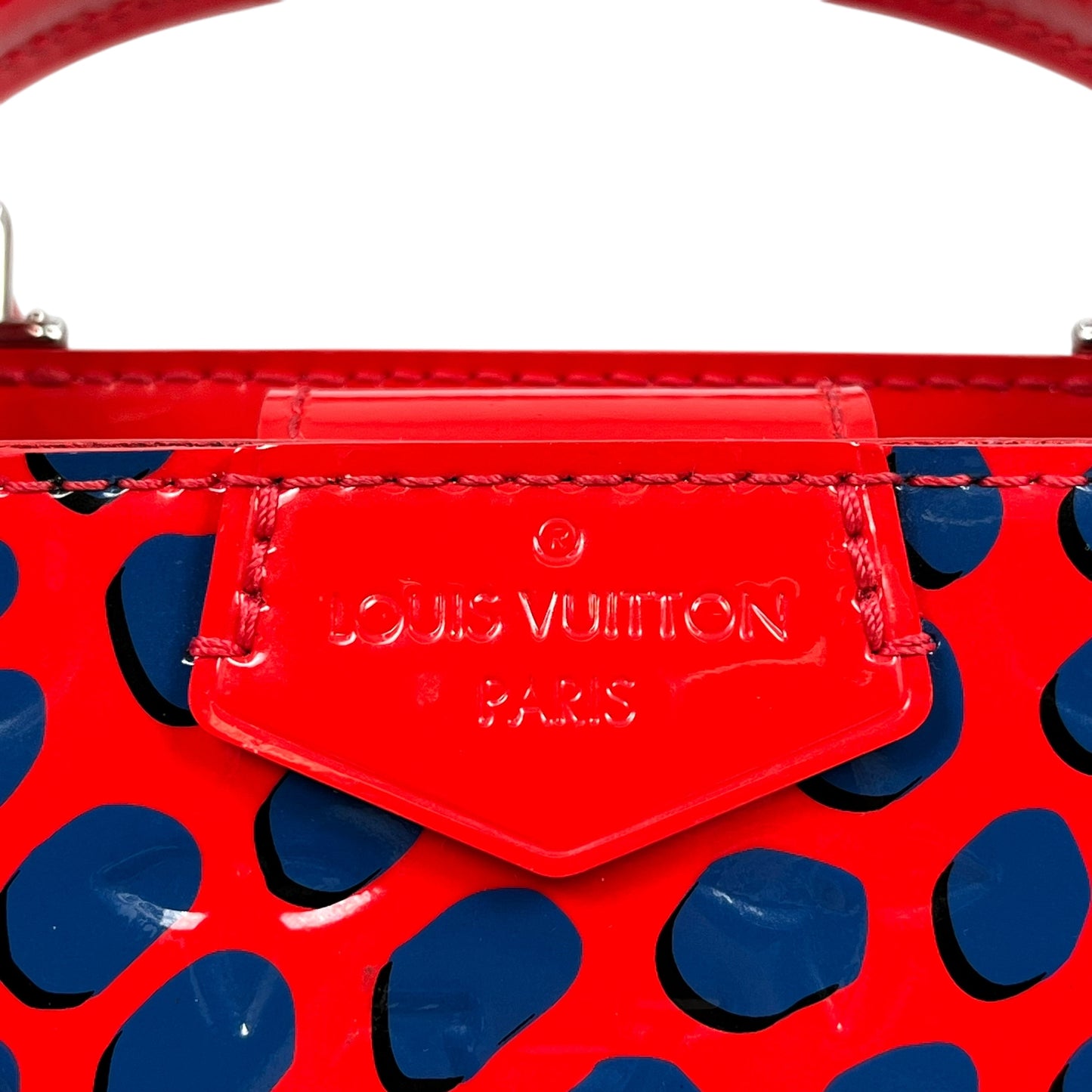 Louis Vuitton ジャングル ドット トップハンドルバッグ - レッド