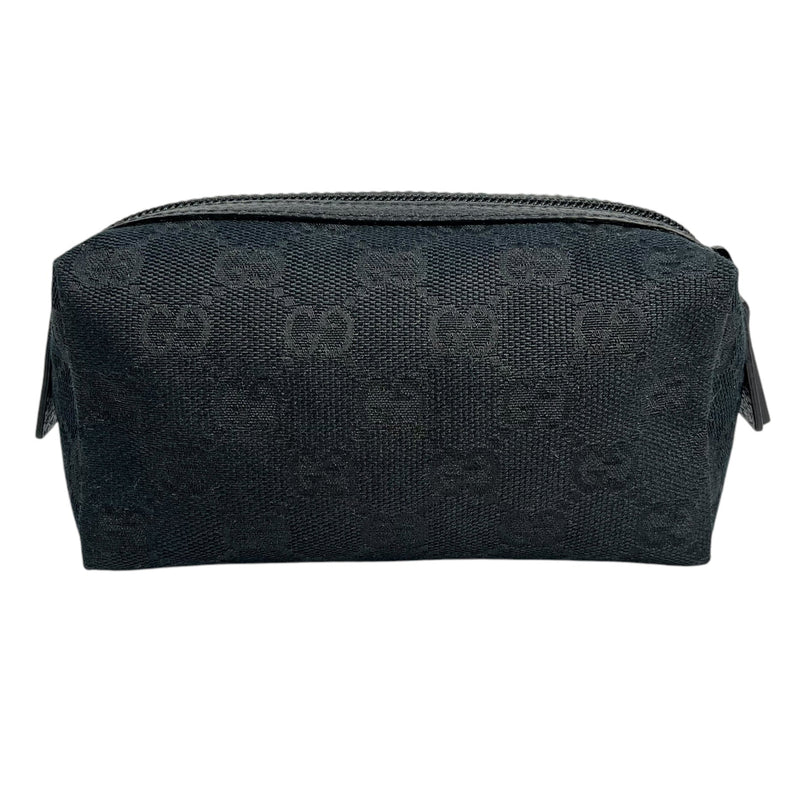 GUCCI GG Canvas Pouch - Black 