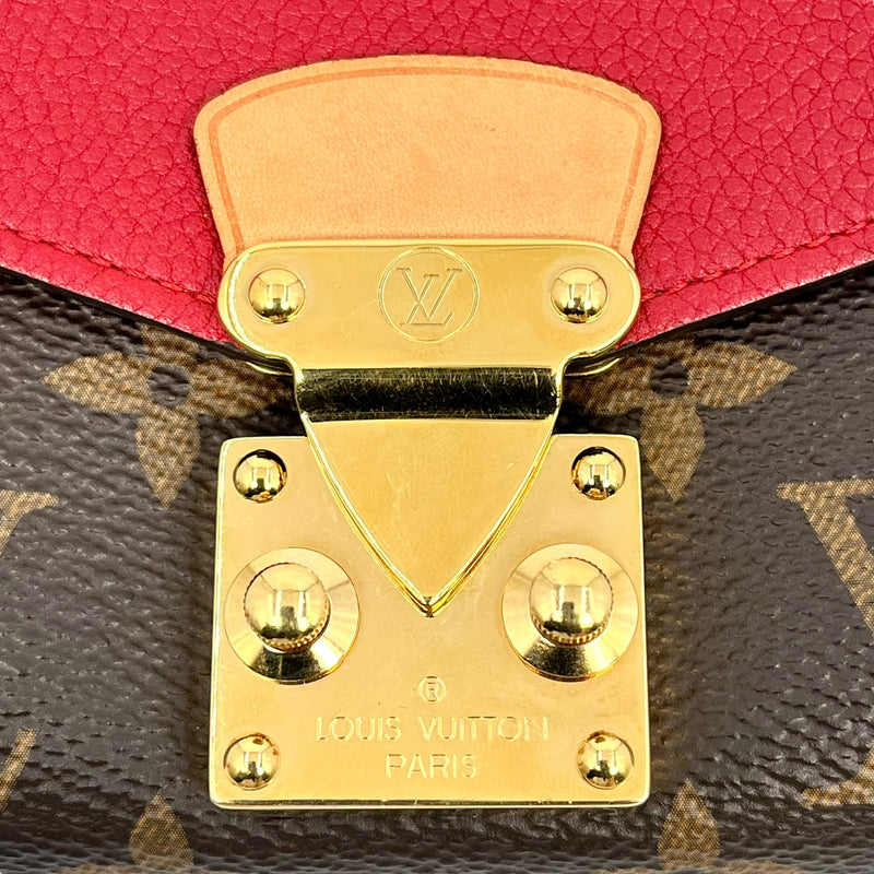 Louis Vuitton Monogram Pallas Portefeuille Long Wallet - Red 