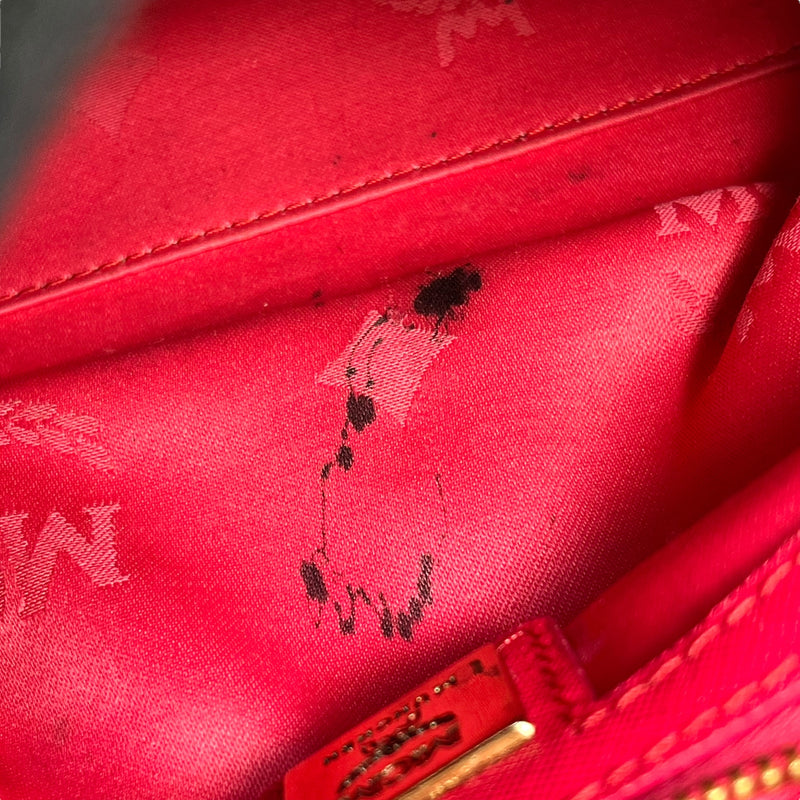 MCM Leather Handbag/Shoulder Bag - Pink 